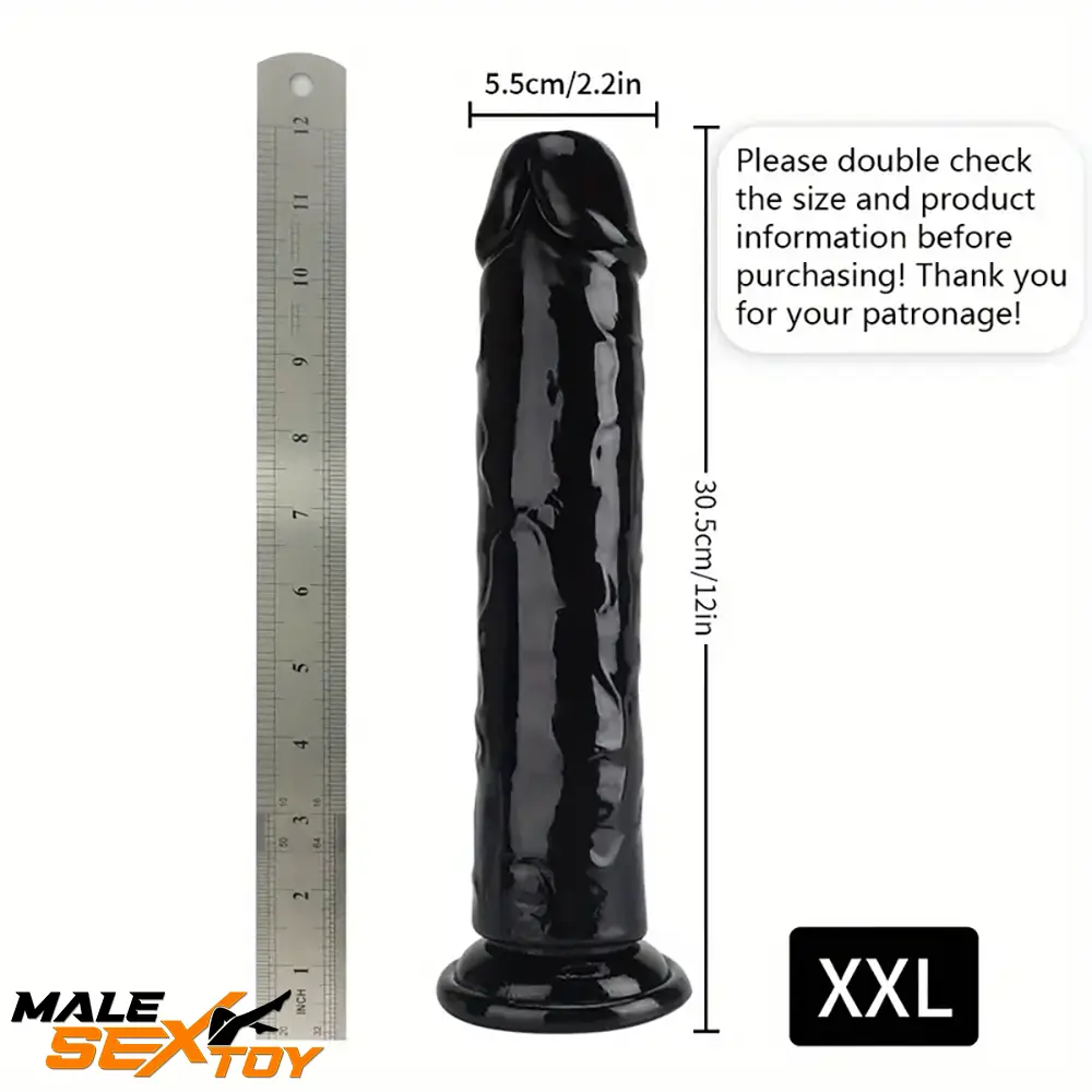 6.06in - 12in TPE Unisex Real Dildo Sex Toy Masturbator Anus Lovers Male Sex Toy