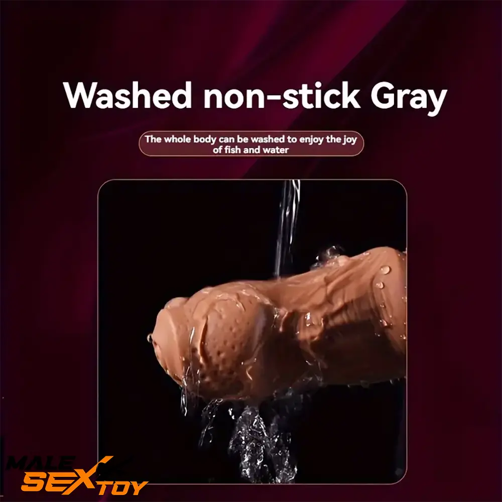 6.22in 7.48in 8.66in Silicone Soft Uncut Meat Dildo For G-spot Sex Male Sex Toy