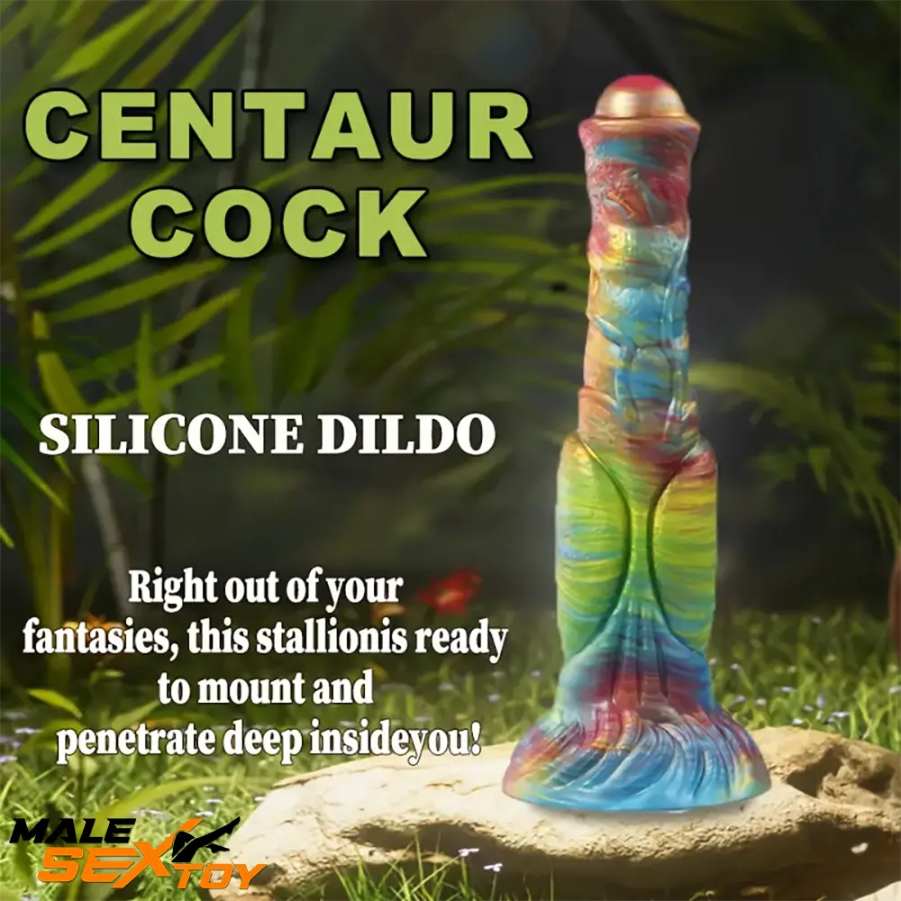 9.4in Silicone Soft Big Animal Horse Cock Dildo For G-spot Anal Sex Male Sex Toy
