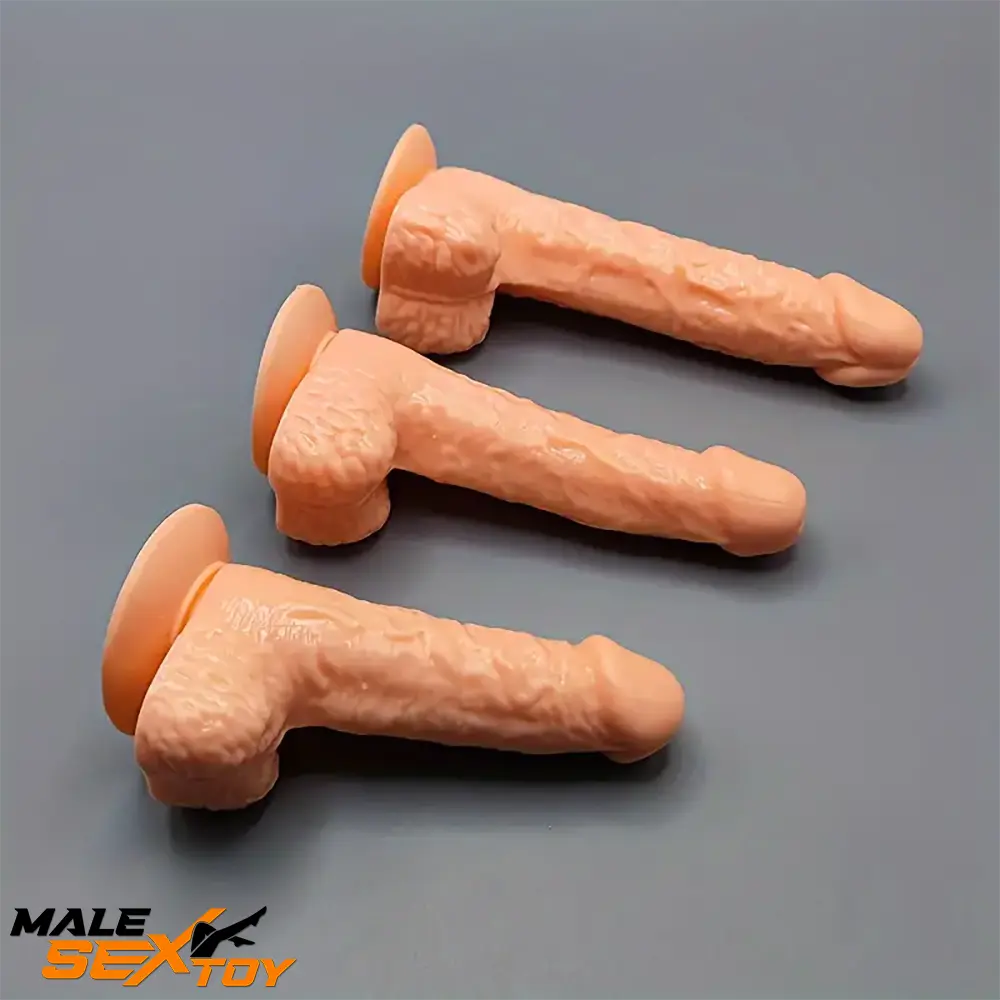 5.31in 6.29in 7.48 Realistic Female Male Flesh Like Dildo Adult Love Toy Male Sex Toy