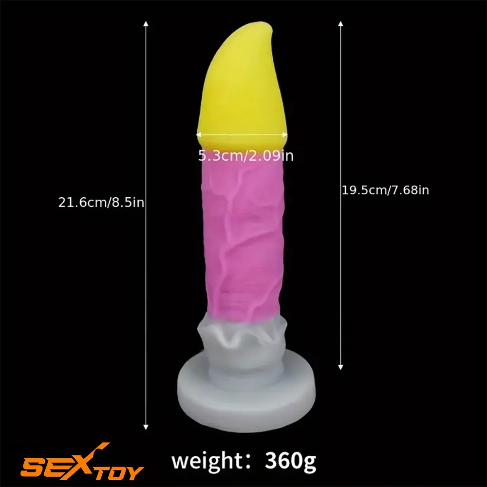 8.5in Brush Silicone Big Soft Dildo For Women Men Couple Female Sex Male Sex Toy