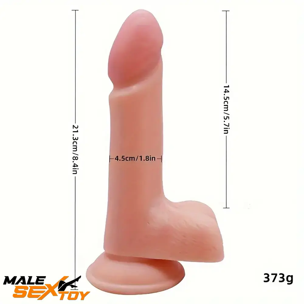 8.4in Realistic Big Flesh Dildo For G Spot Women Pleasure Lovers Male Sex Toy