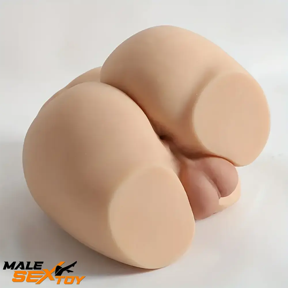 5.12in Real Silicone Riding Flexible Dildo With 8.5lb Sex Doll Torso Male Sex Toy