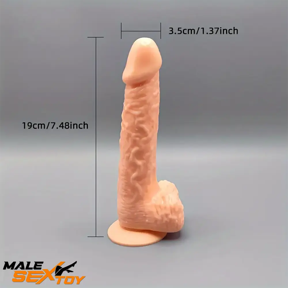 5.31in 6.29in 7.48 Realistic Female Male Flesh Like Dildo Adult Love Toy Male Sex Toy
