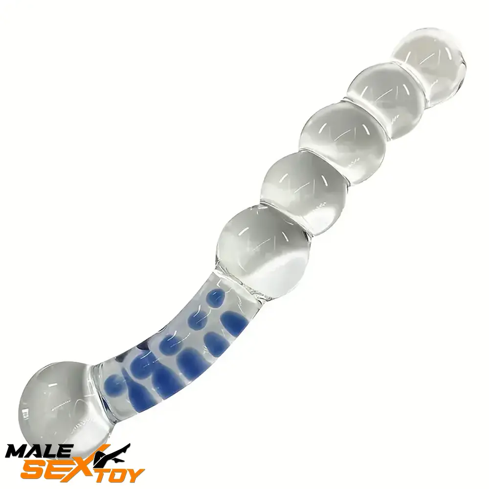 7.48in Clear Real Glass Crystal Dildo For G-Spot Vaginal Sex Love Toy Male Sex Toy