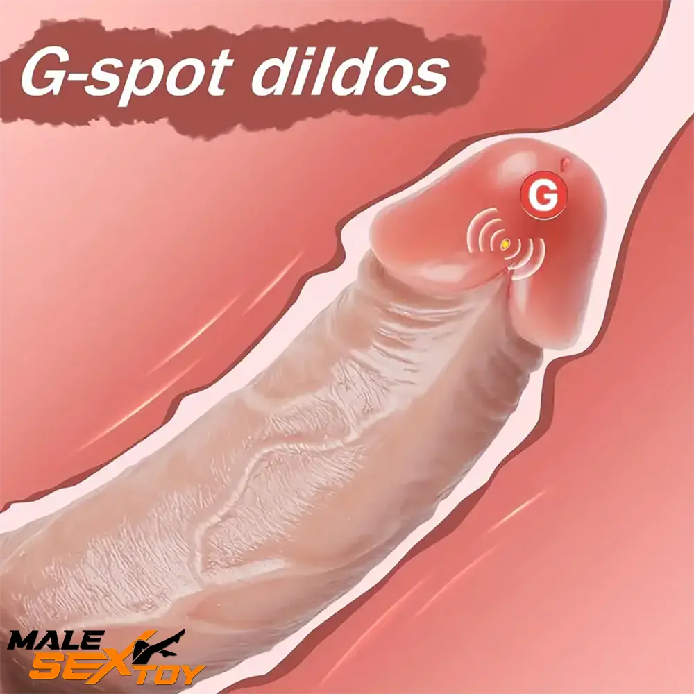 8.7in Soft Real Silicone Big Dildo For G Spot Women Pleasure Lovers Male Sex Toy