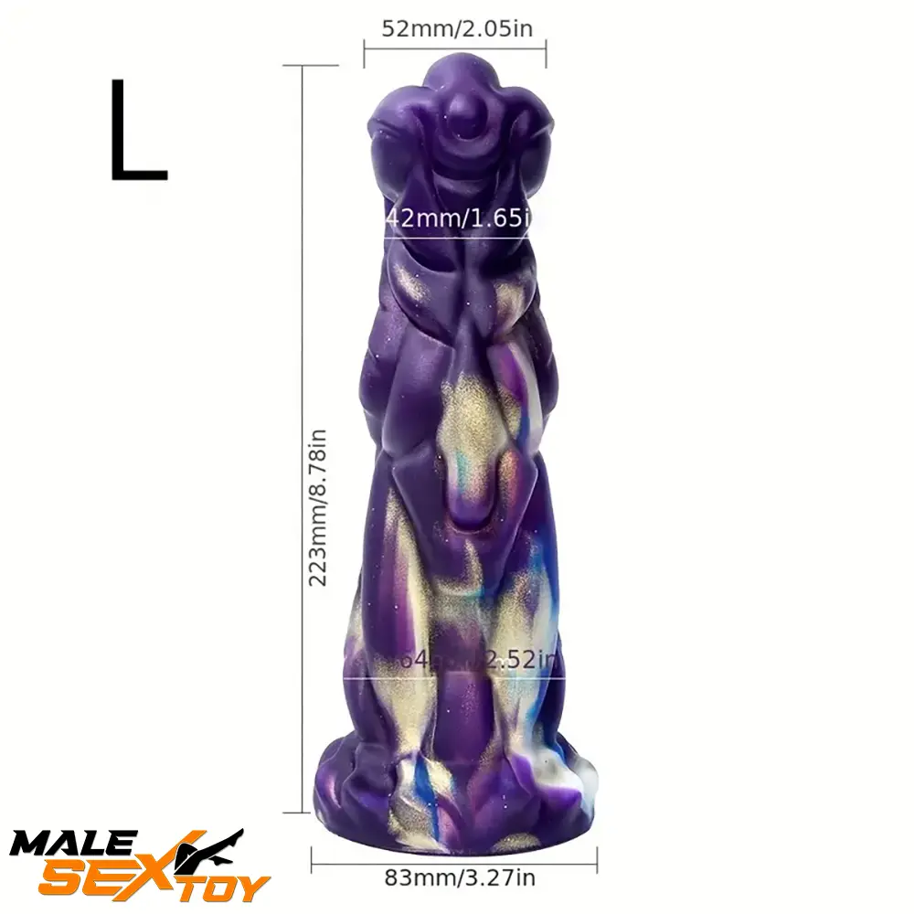 6.1in 7.6in 8.78in Silicone Soft Dragon Monster Dildo For G-spot Using Male Sex Toy