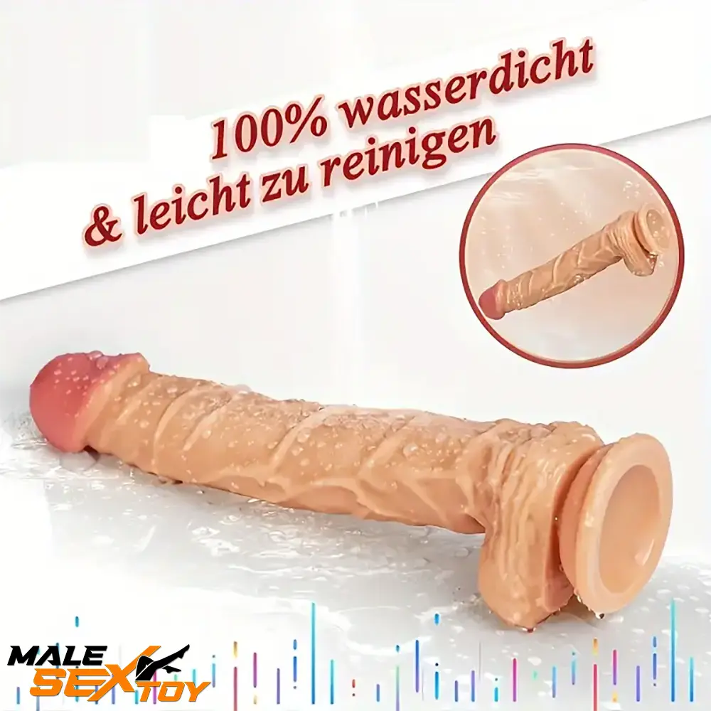 10.04in Realistic Large Flesh Dildo For G Spot Women Adult Masturbation Male Sex Toy