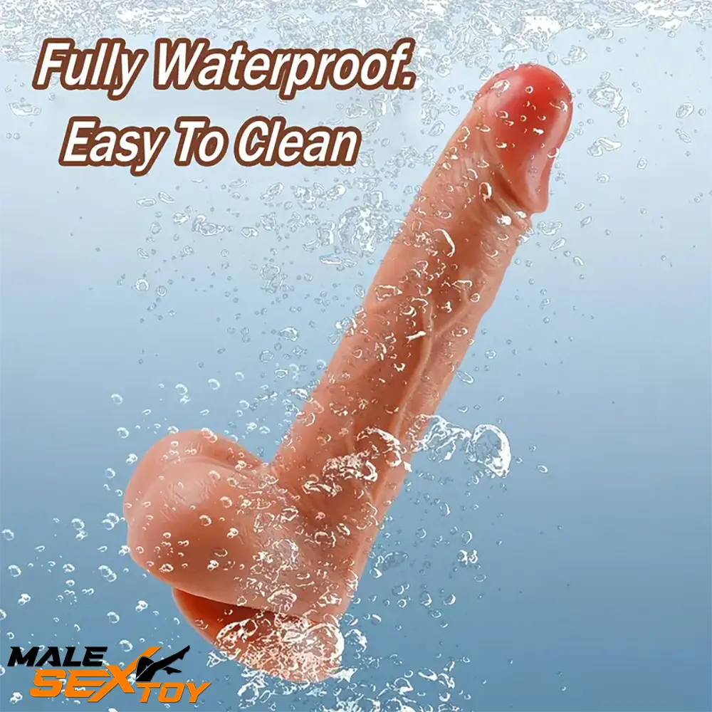 8.7in Soft Real Silicone Big Dildo For G Spot Women Pleasure Lovers Male Sex Toy