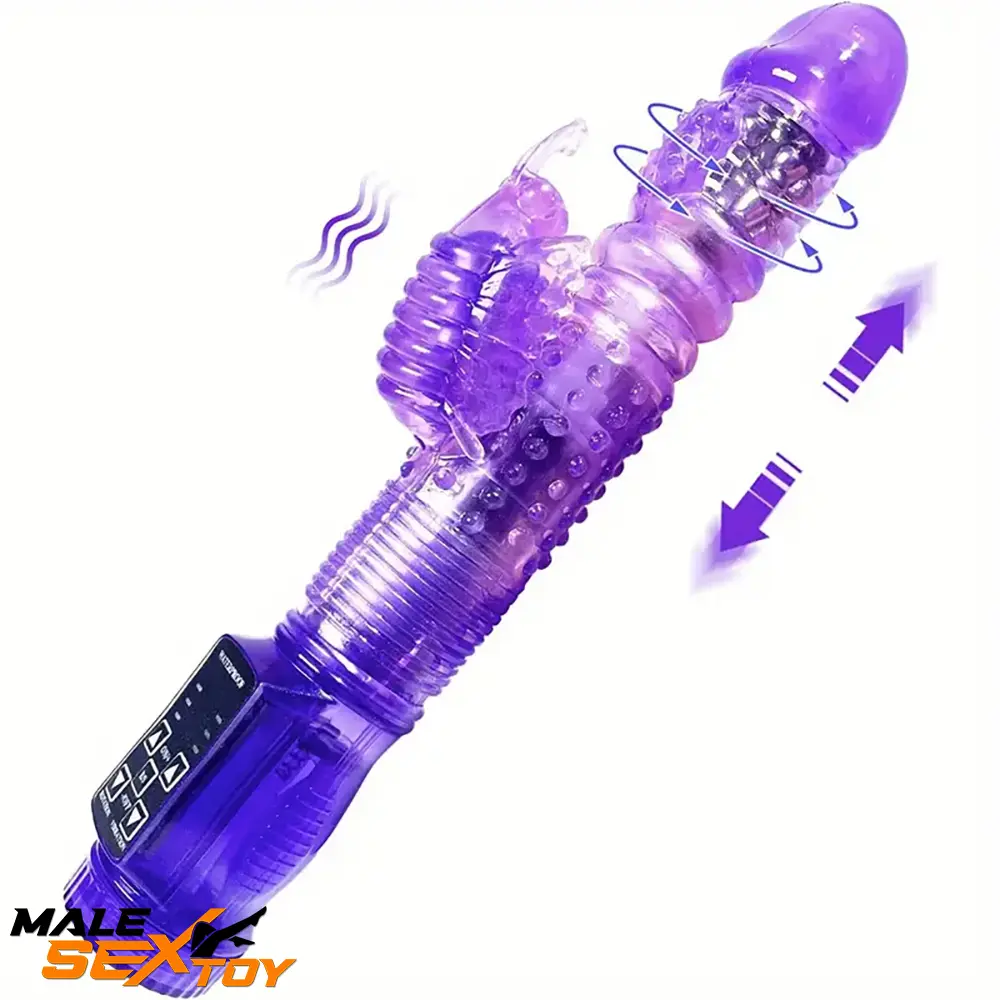 8.86in Auto Silicone Soft Vibrating Rotation Dildo For G-spot Stimulator Male Sex Toy