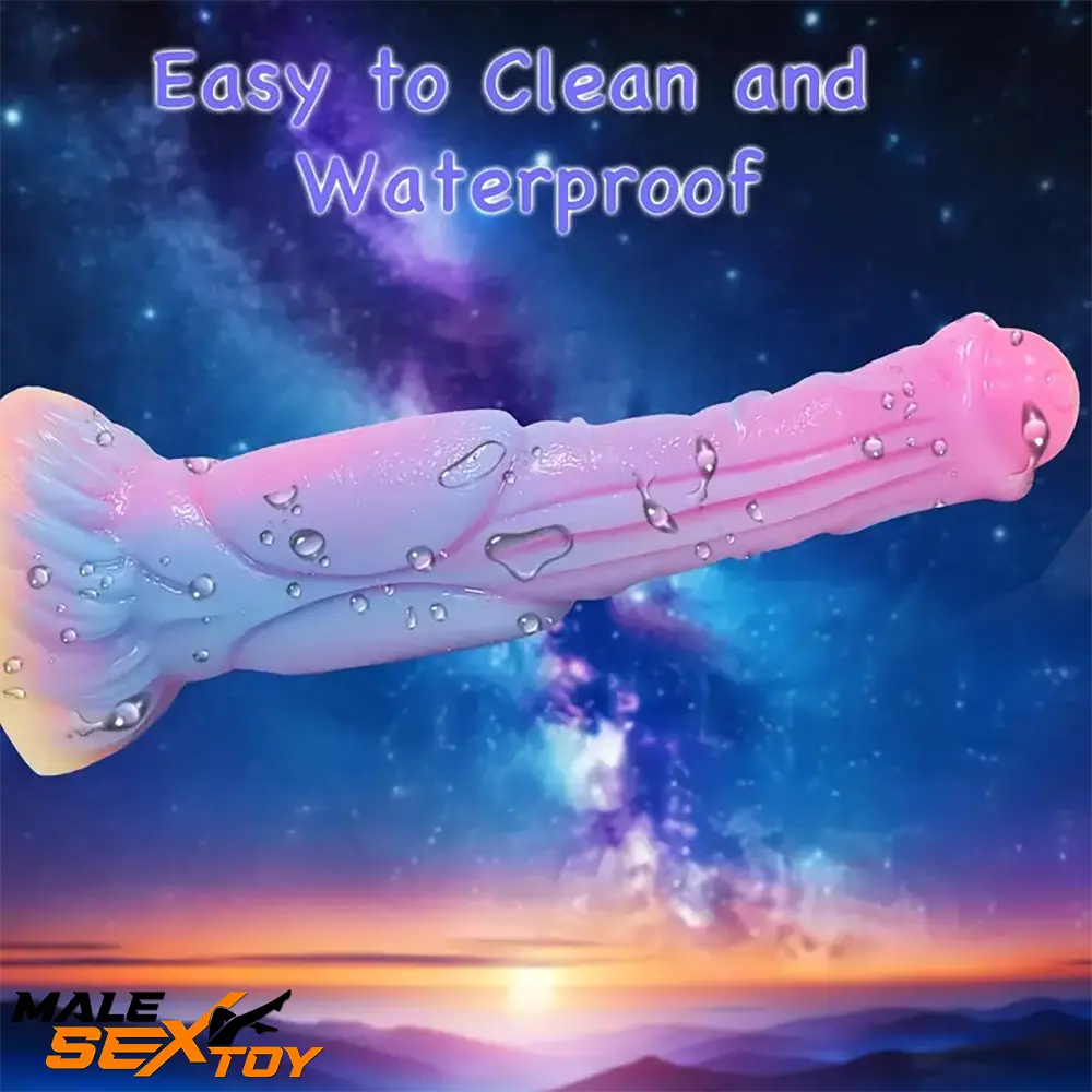 9.64in Big Silicone Soft Glowing Dildo For Stimulating Women Sex Lovers Male Sex Toy