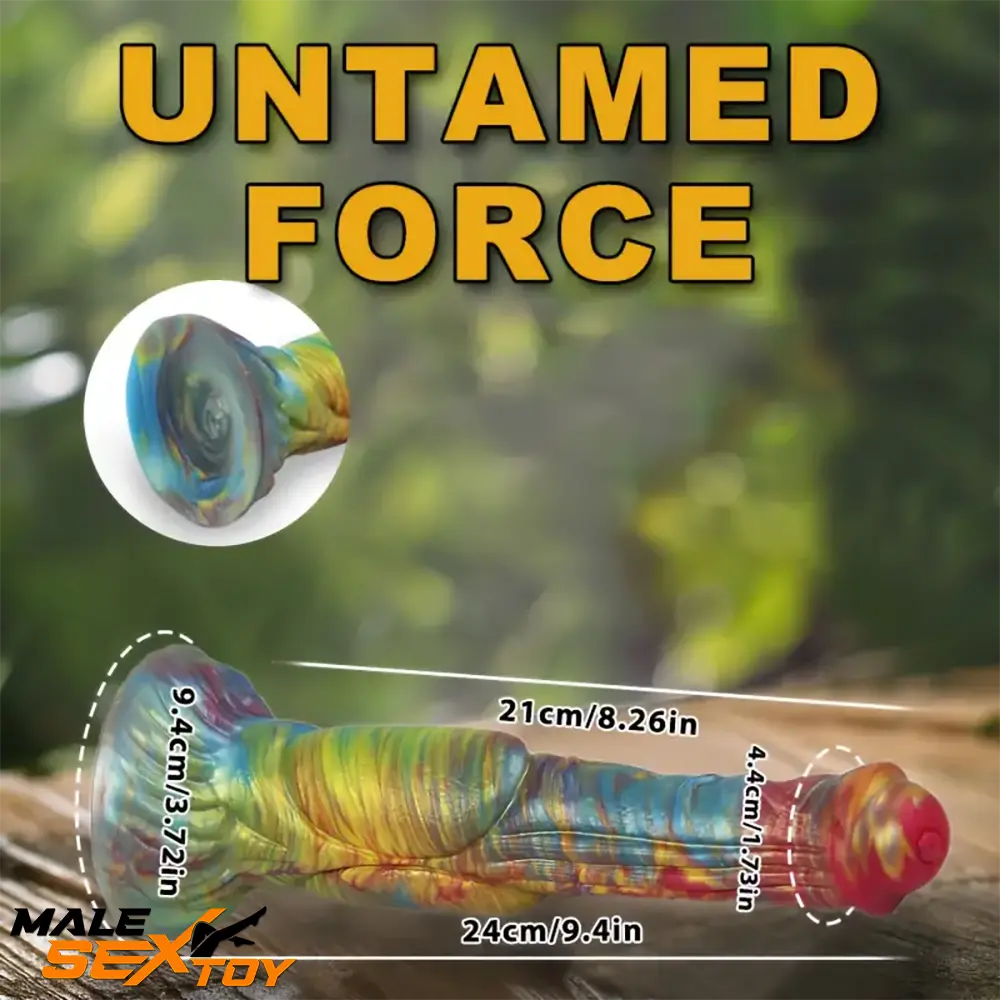 9.4in Silicone Soft Big Animal Horse Cock Dildo For G-spot Anal Sex Male Sex Toy