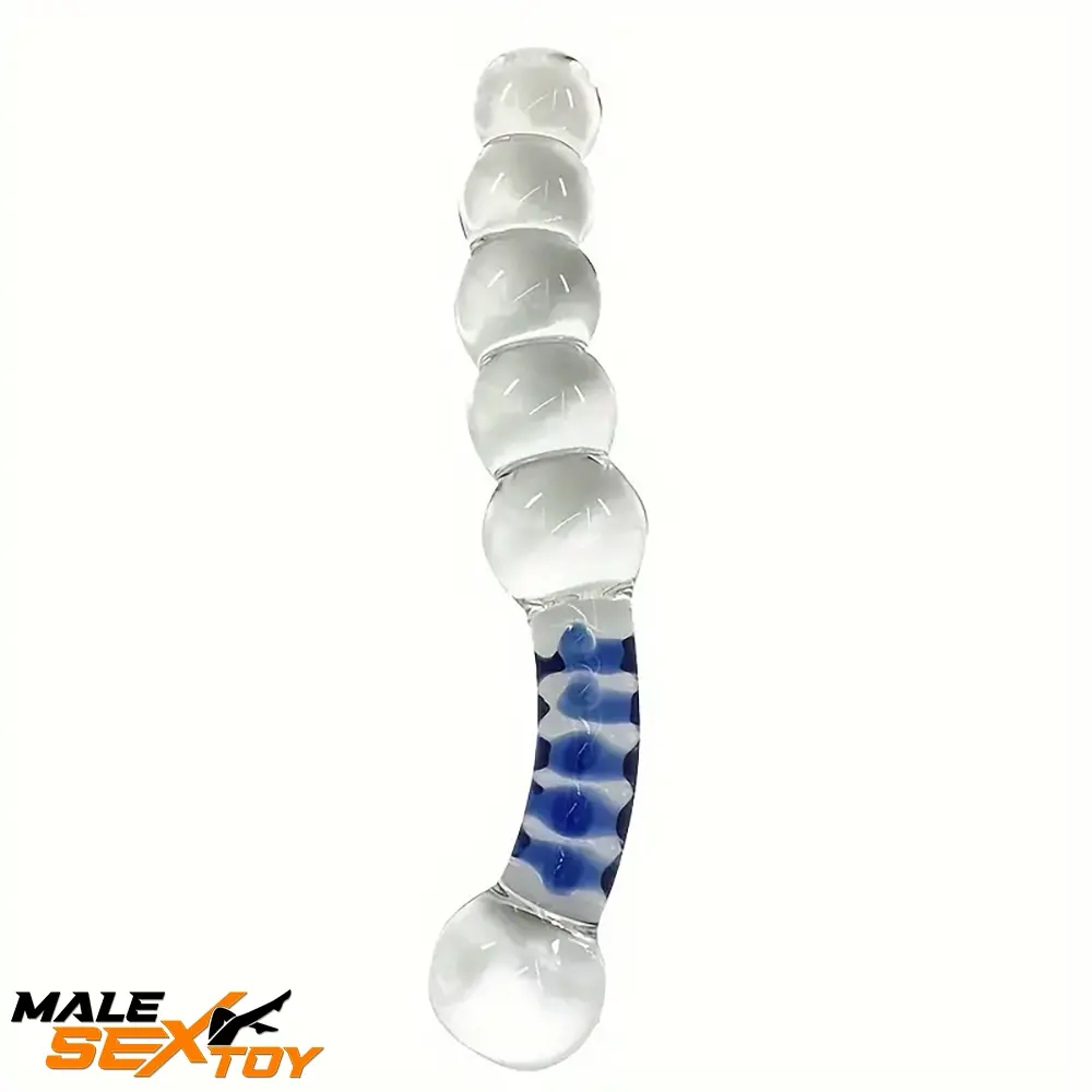 7.48in Clear Real Glass Crystal Dildo For G-Spot Vaginal Sex Love Toy Male Sex Toy
