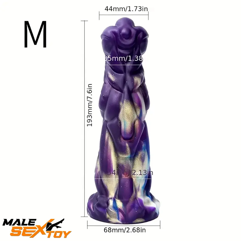 6.1in 7.6in 8.78in Silicone Soft Dragon Monster Dildo For G-spot Using Male Sex Toy