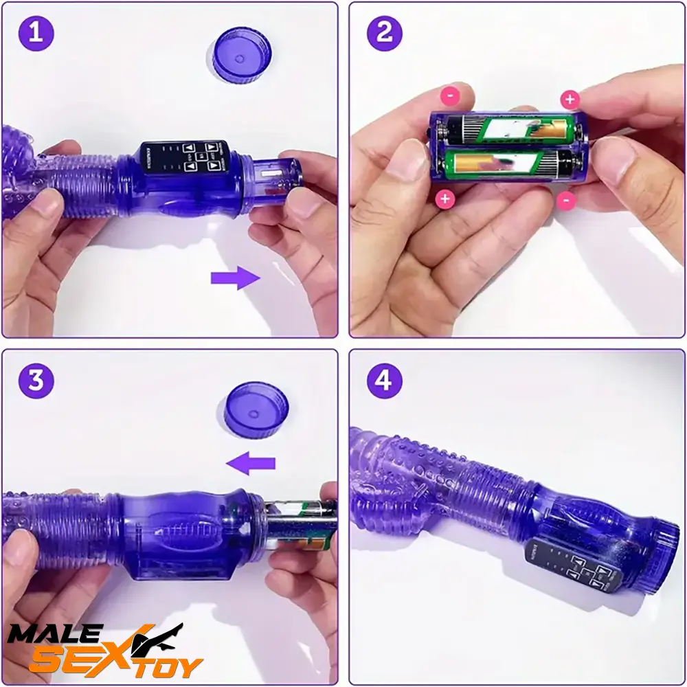 8.86in Auto Silicone Soft Vibrating Rotation Dildo For G-spot Stimulator Male Sex Toy