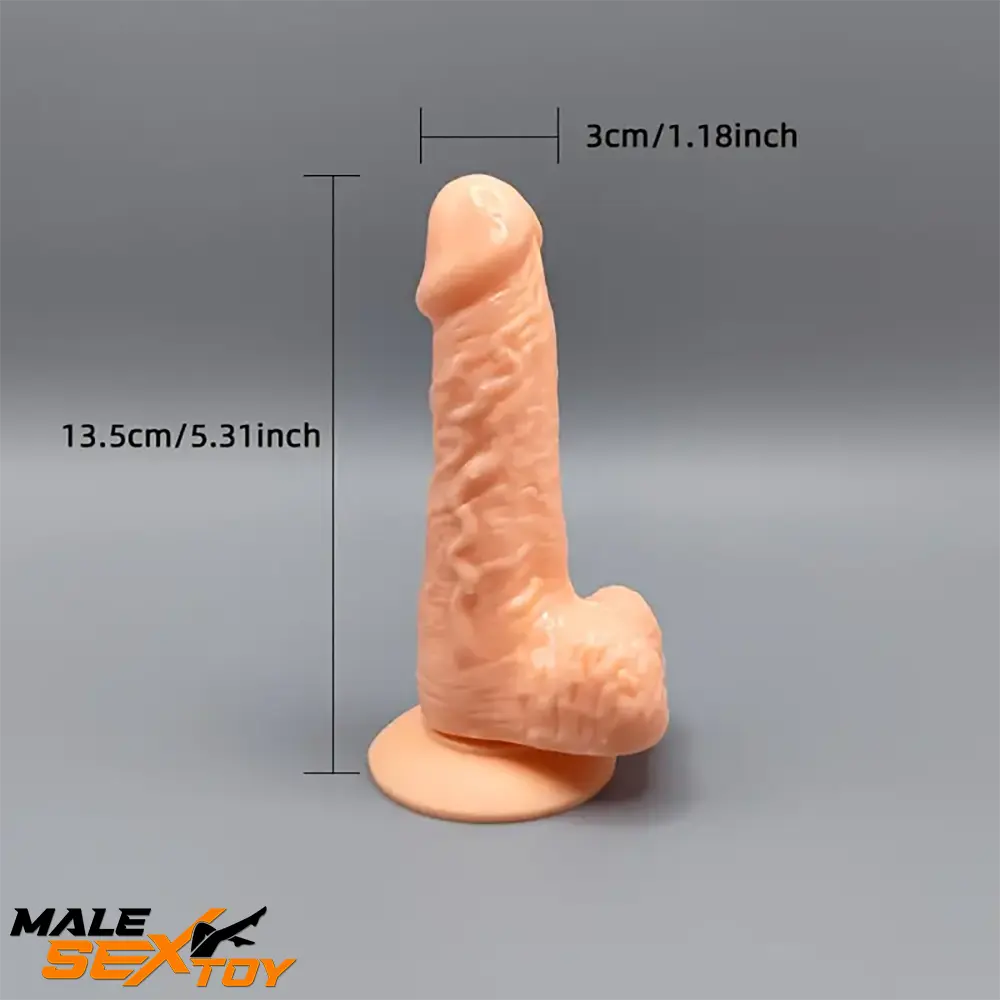 5.31in 6.29in 7.48 Realistic Female Male Flesh Like Dildo Adult Love Toy Male Sex Toy