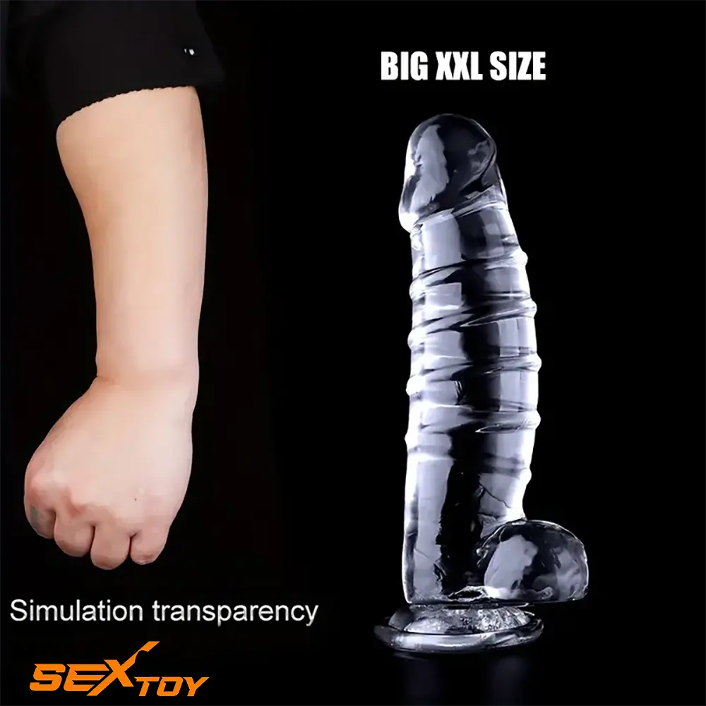 12.9in Realistic Spiral Big Women Dildo For Hands-Free Masturbation Male Sex Toy