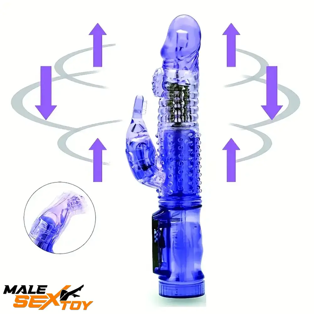 8.86in Auto Silicone Soft Vibrating Rotation Dildo For G-spot Stimulator Male Sex Toy