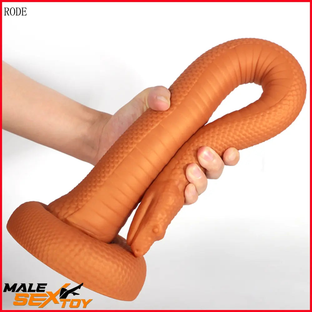 13.78in 17.72in 21.65in Long Huge Silicone Soft Snake Animal Dildo Male Sex Toy