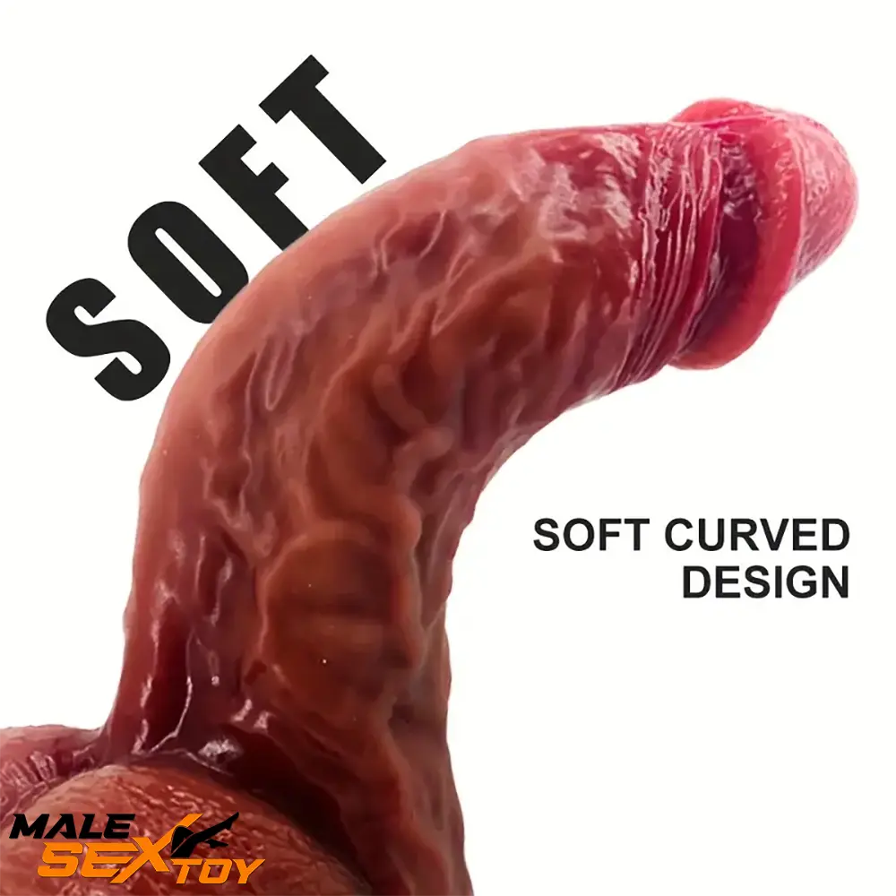 9.84in Silicone Thick Large Soft Dildo For Women With Suction Cup Male Sex Toy