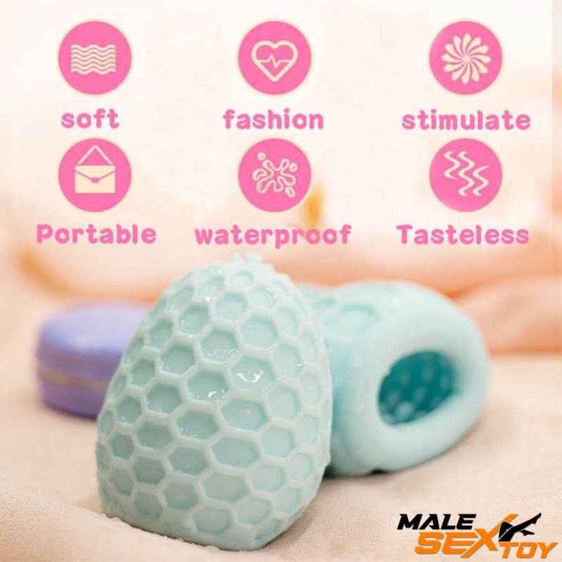 Realistic Textured Pocket Vagina Pussy Egg Masturbator Sex Toy Male sex toy