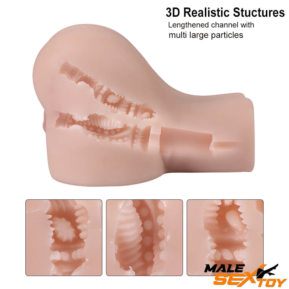 5.19lb Realistic Adult Big Booty 3D Sex Torso For Male Love Male sex toy