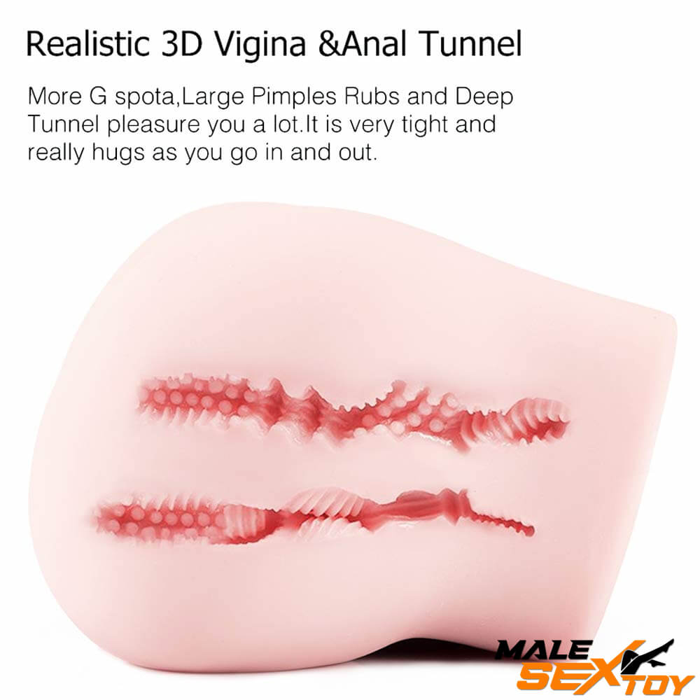 2.54lb TPR Realistic Vagina Anus Sex Torso For Men Fucking Male sex toy