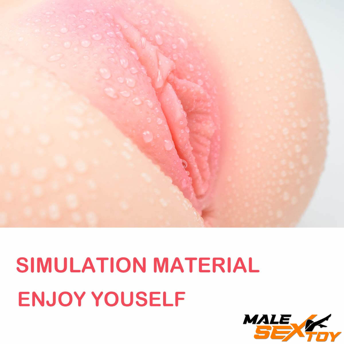 2.54lb TPR Realistic Vagina Anus Sex Torso For Men Fucking Male sex toy