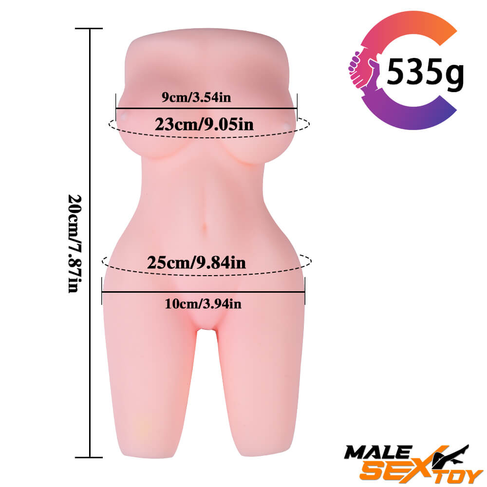 Super Mini Sex Doll Torso TPE Vagina Masturbation Pussy Toy Male sex toy