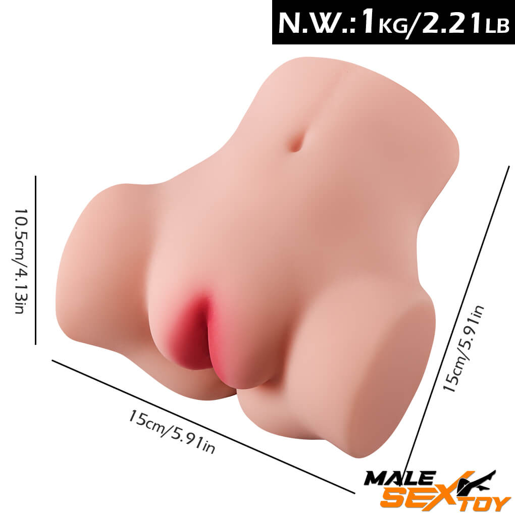 2.21lb 4D Small Love Doll Torso With Pink Tight Vagina Sex Toy Male sex toy