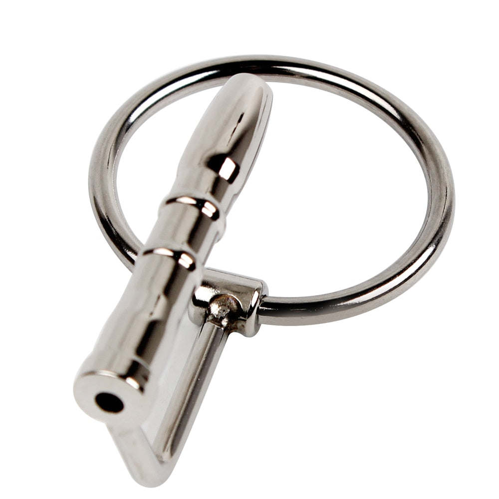 Stainless Steel Urethral Sound Prince Albert Wand Penis Stopper Male sex toy