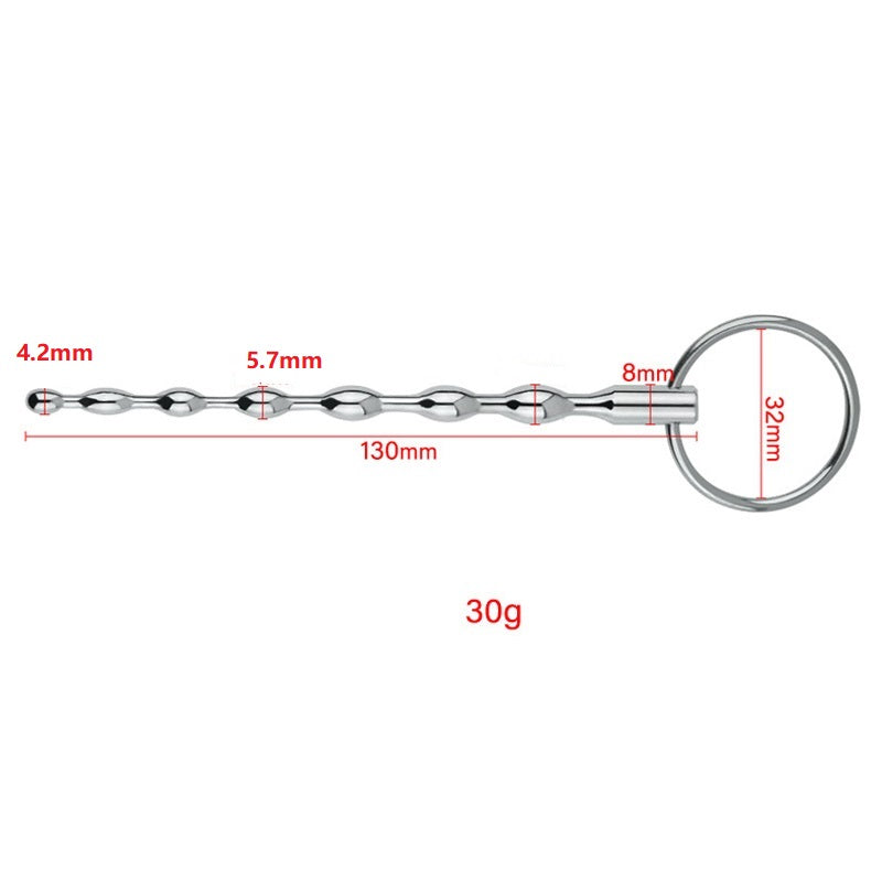 Stainless Steel Urethral Sound Dilator Prince Wand Cum Stopper Male sex toy