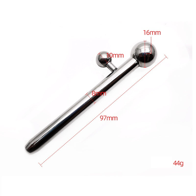 Stainless Steel Urethral Sound Prince Wand Cum Stopper Male Sex Toy Male sex toy