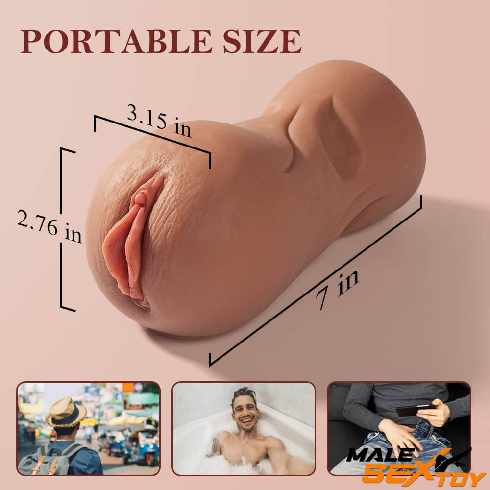 3D Realistic Pussy Pocket Sex Toy For Penis Massaging Sex Love Male sex toy