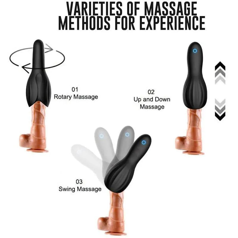 Unique Real Feeing Lifelike Vibrating Auto Male Marsturbator Male sex toy