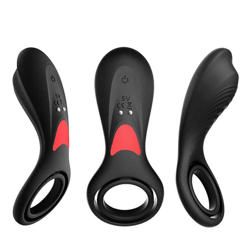 9 Patterns Vibration Remote Control Cock Ring For Men Male sex toy