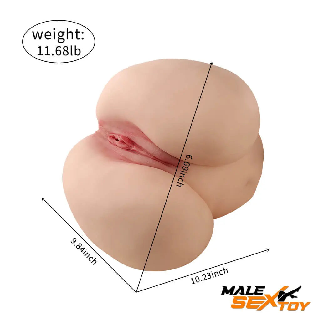 11.68lb Life Size Big Ass Realistic Butt Pocket Pussy Sex Torso Male sex toy