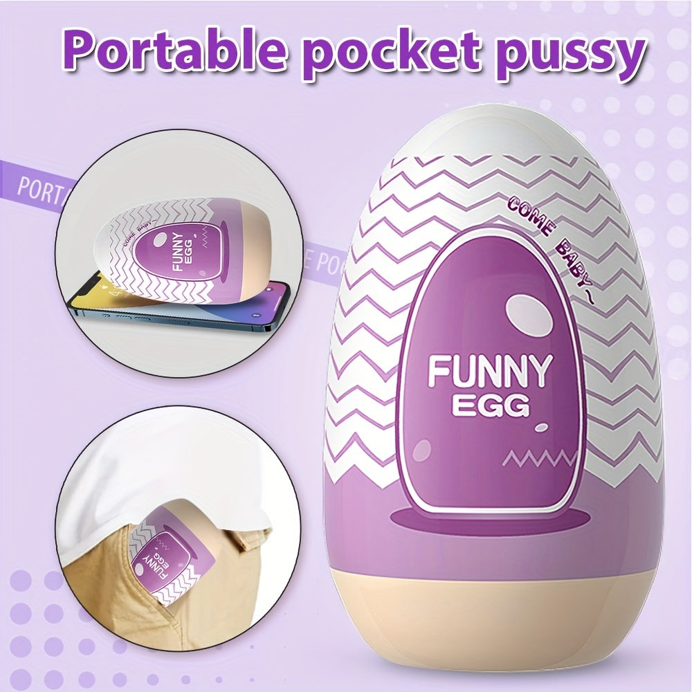 Disposable One-Time Use Egg Portable 3D Realistic Soft Male Masturbato Disposable One-Time Use Egg Portable 3D Realistic Soft Male Masturbato