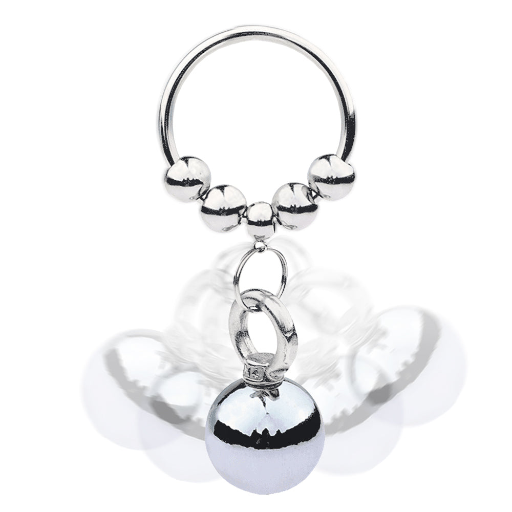 Heavy Metal Locking Testicular Pendant Penis Weight Stretchers