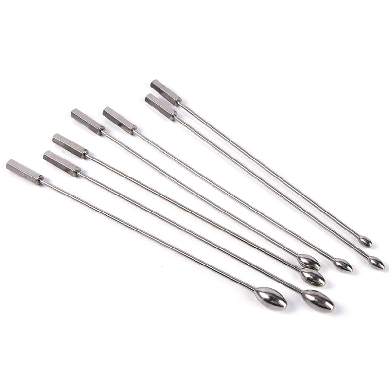 7pcs Urethral Sounds Metal Penis Plugs For Male Penis Cum Stopper