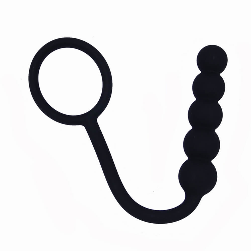 Premium Anal Beads With Penis Ring For Men Masturbation Anal Plug Male sex toy