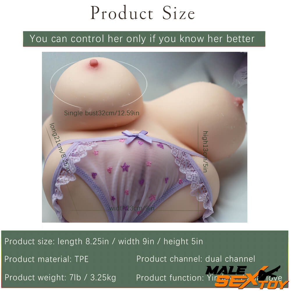 7lb Torso Sex Toy With Massive Breasts Female Sex Toy