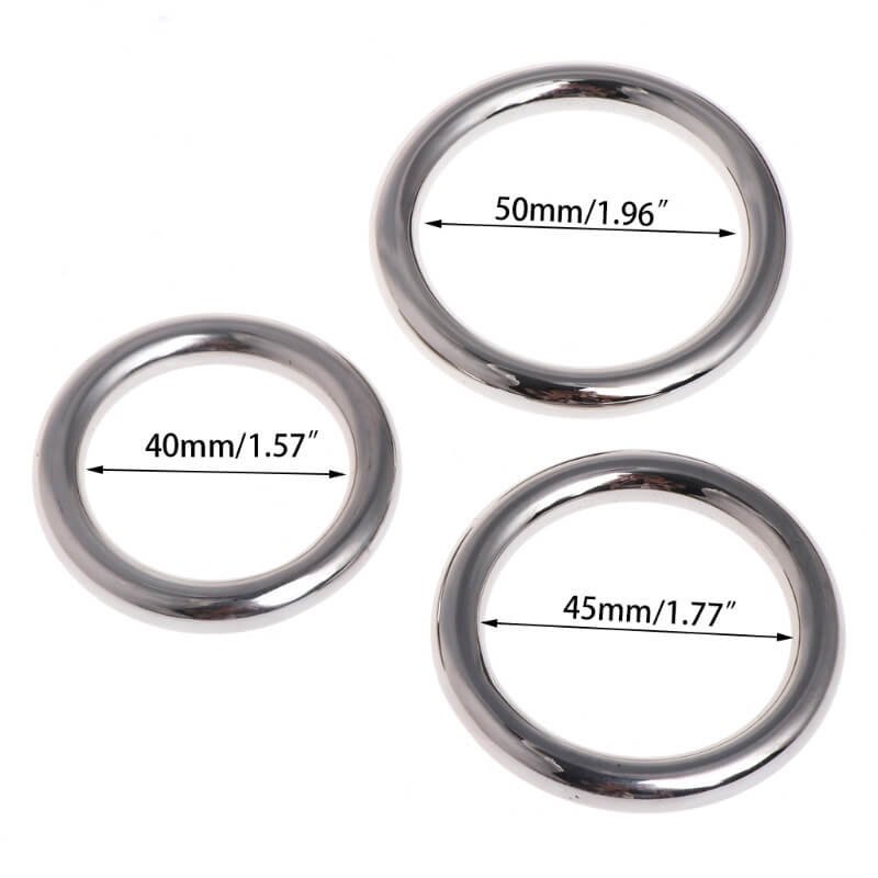 3 Sizes High Quality Stainless Steel Penis Ring For Men Delay Ejaculation Male sex toy