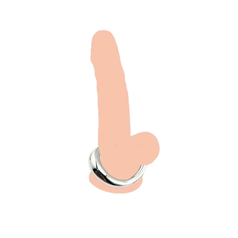 Magnetic Cock Ring Heavy Metal Ball Scrotum Stretcher Delay Ejaculation Male sex toy