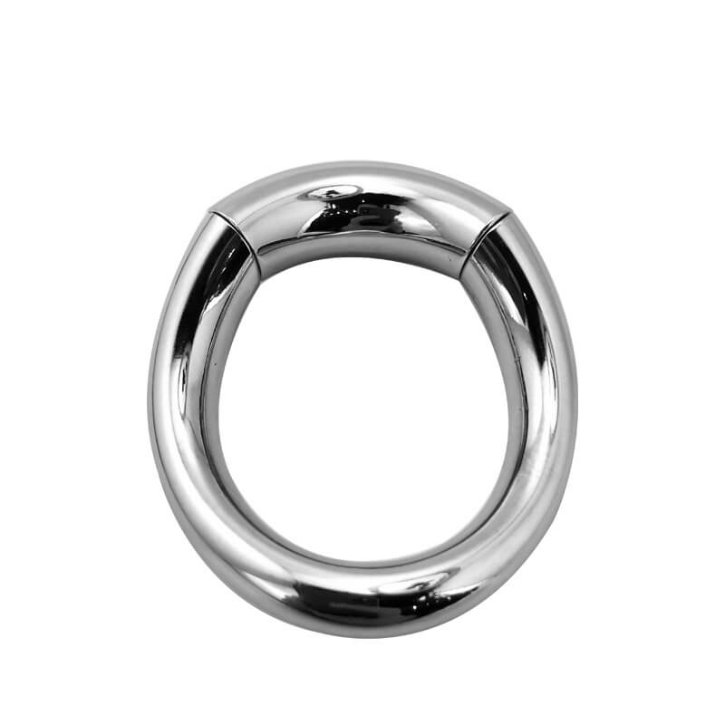 Magnetic Cock Ring Heavy Metal Ball Scrotum Stretcher Delay Ejaculation Male sex toy