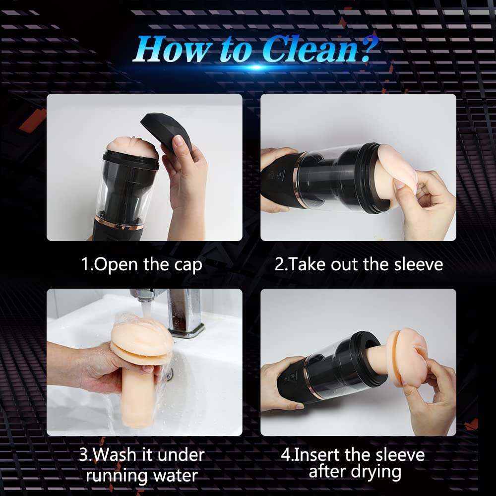 Superb Thrusting 3D Texture Tunnel Vibrating Pocket Pussy Masturbator Male sex toy