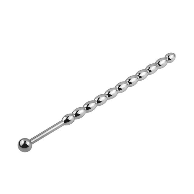 Stainless Steel Urethral Sounds Beads Penis Plug Stimulate Dilator