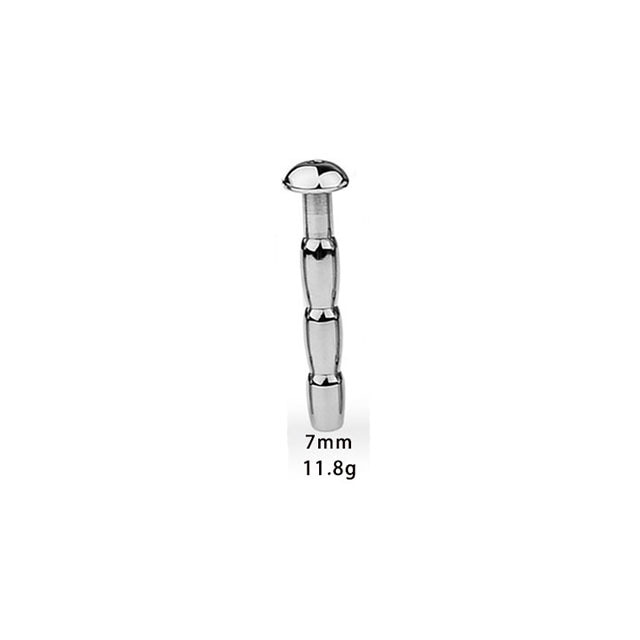Metal Hollow Urethral Sounding Penis Plug Cum Stopper For Male Sex Male sex toy