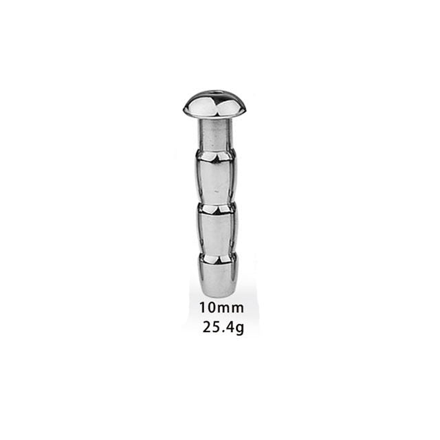Metal Hollow Urethral Sounding Penis Plug Cum Stopper For Male Sex Male sex toy