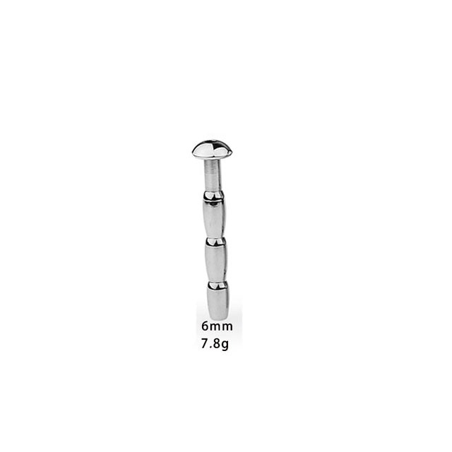 Metal Hollow Urethral Sounding Penis Plug Cum Stopper For Male Sex Male sex toy